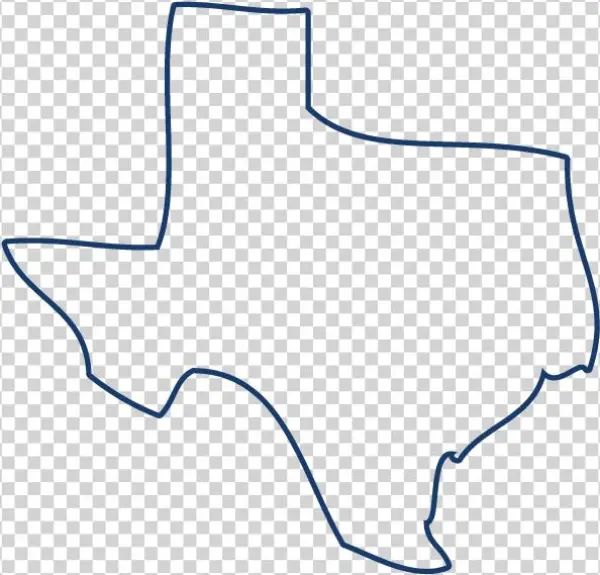 Texas - Line Art