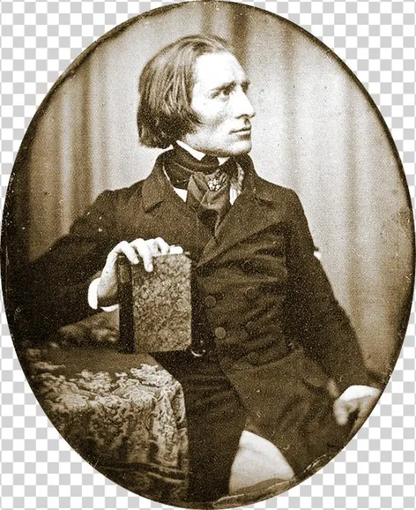The Earliest Known Photograph Of Liszt, Dating From