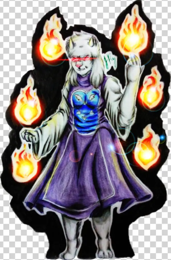 Toriel, The Guardian Of The Ruins - Cartoon