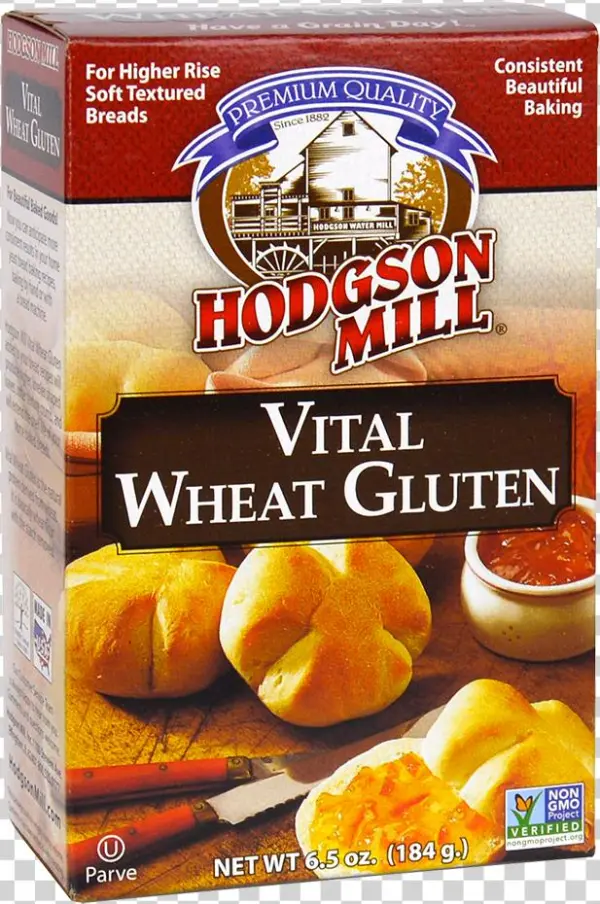 Vital Wheat Gluten - Hodgson Mill Wheat Gluten, Vital - 6.5 Oz Box