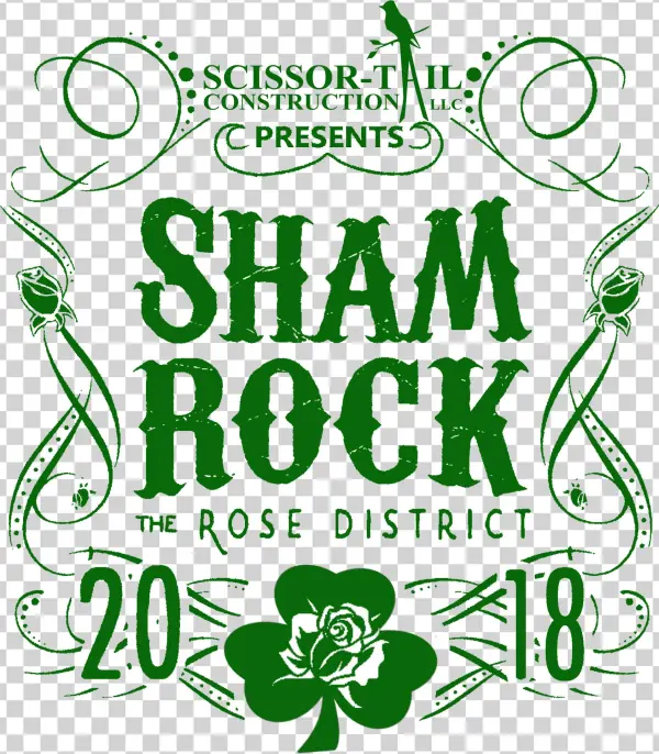 4th Annual “shamrock The Rose” - Rose Flower Die Cut Vinyl Window Decal Sticker For