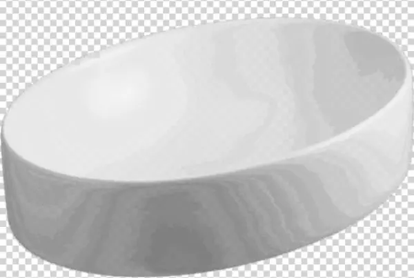 Chalice Oval Vessel Basin - Ceramic