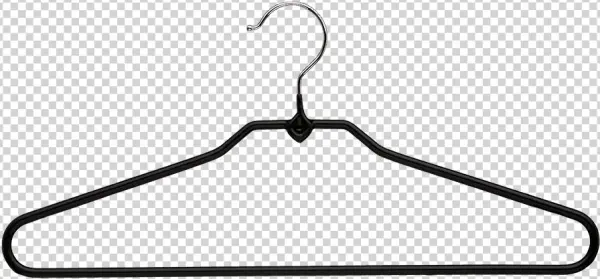 Clothes Hangers - Wieszak Welurowy Szary
