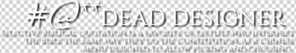 Dead Designer Text - Calligraphy