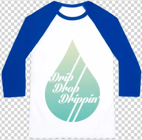 Drip Drop Drippin' Baseball Tee - Pliã Chassã Jetã All Day Raglan: Funny Workout Raglan