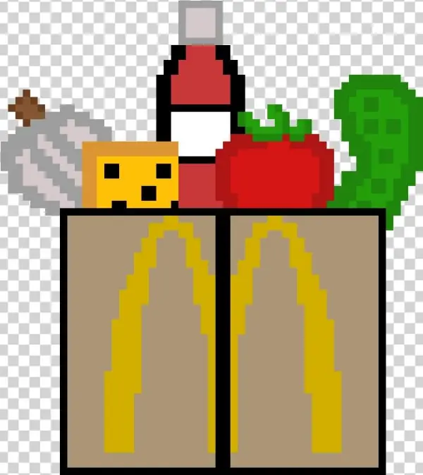 Graphic Freeuse Pixilart Shiping Crate By Anonymous - Cartoon