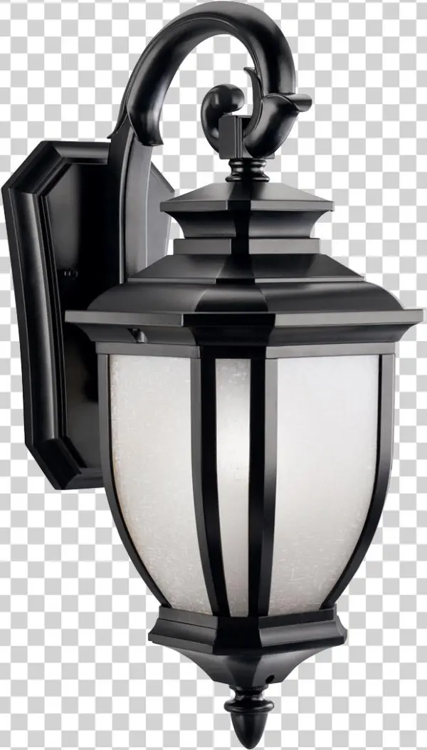 Kichler Salisbury 19.25-in H Black Outdoor Wall Light