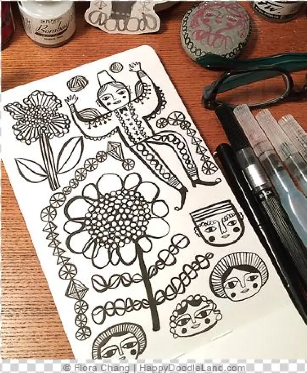 Sketchbook Drawing © Flora Chang