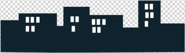 Skyline Buildings Svg Clip Arts 600 X 205 Px