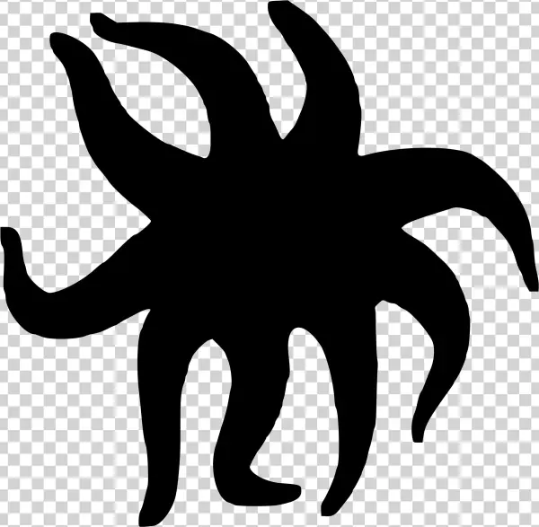This Free Icons Png Design Of Seastar Silhouette