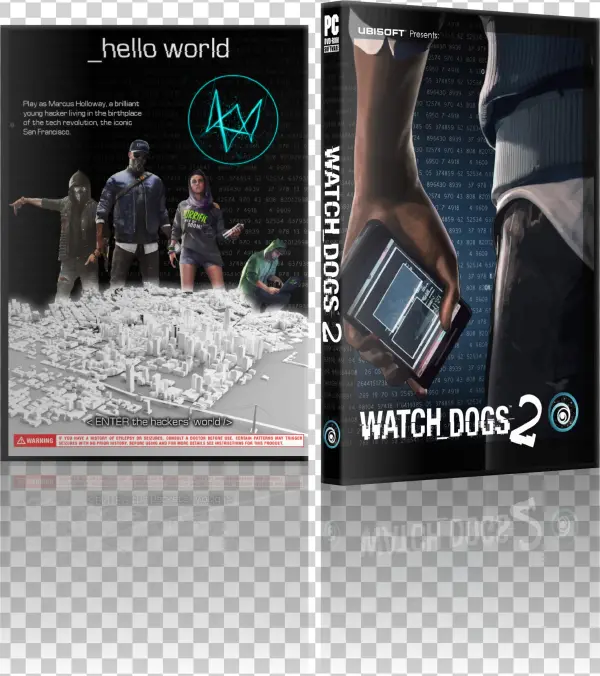 Viewing Full Size Watch Dogs 2 Box Cover By Wieczur9611 - Headphones