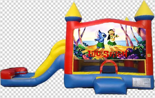 Water - Dizzy Lilo & Stitch Smashed Wall Decal Graphic