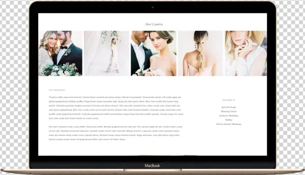 Cambria8-macbook - Web Design