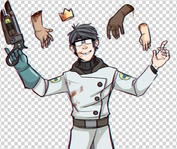 Conductor Of Decapitated Hands - Cartoon