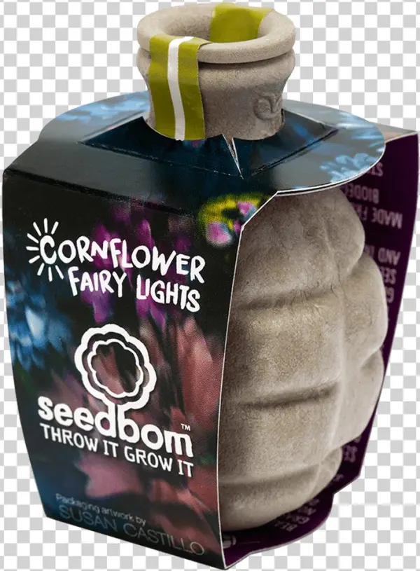 Cornflower Fairy Lights Seedbom - Kabloom Starflower Seedbom