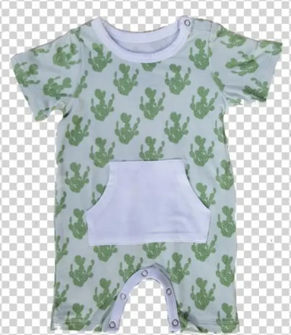 Dreamy Cactus Bamboo Romper - Plant
