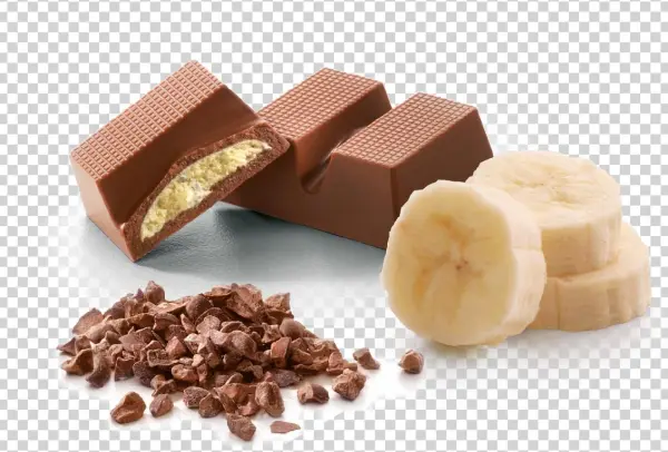 Milk Banana Cocoanibs - Cavalier Dark Chocolate Bar With Cocoanibs - No Added