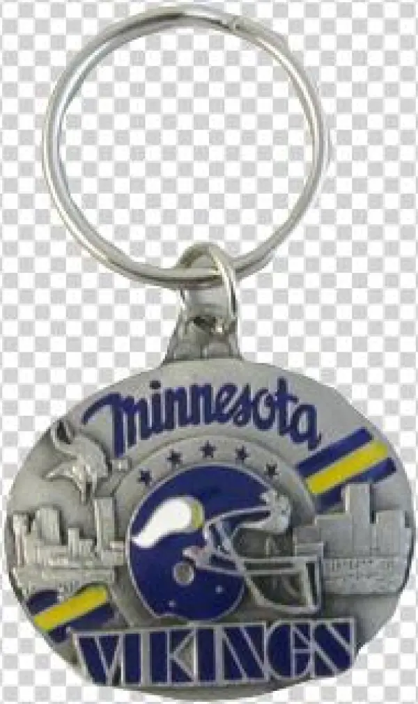 Minnesota Vikings Pewter Keychain - Minnesota Vikings Enamel And 3-d Belt Buckle Siskiyou