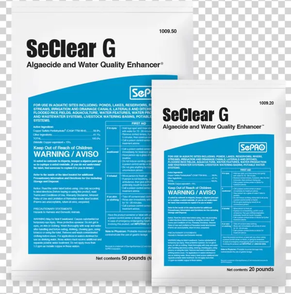 Seclear G Grouping - Sepro Corporation Seclear G Algaecide And Water Quality