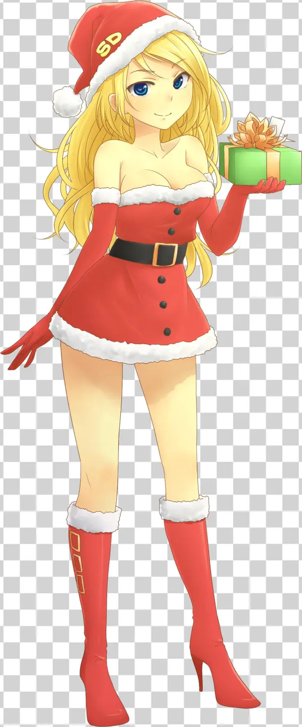 The Christmas Version Of Nadeshiko - Cartoon