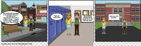 Unit 10 Vocabulary Comic - Cartoon