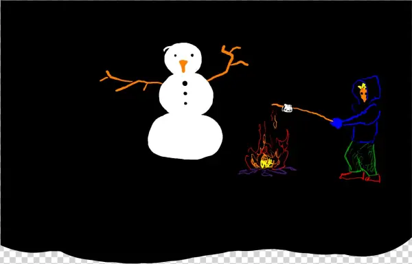 2015 02 16c Snowman Fire - Cartoon