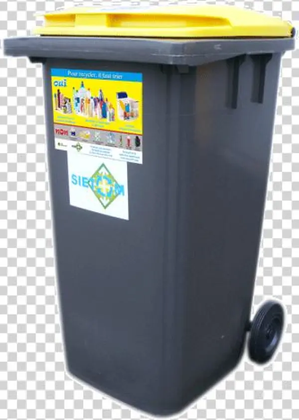 Bac Jaune Coll - Plastic