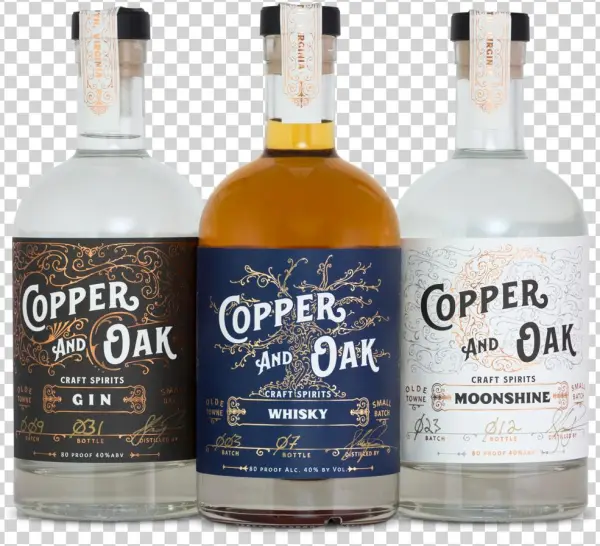 Copper And Oak Trio Shot