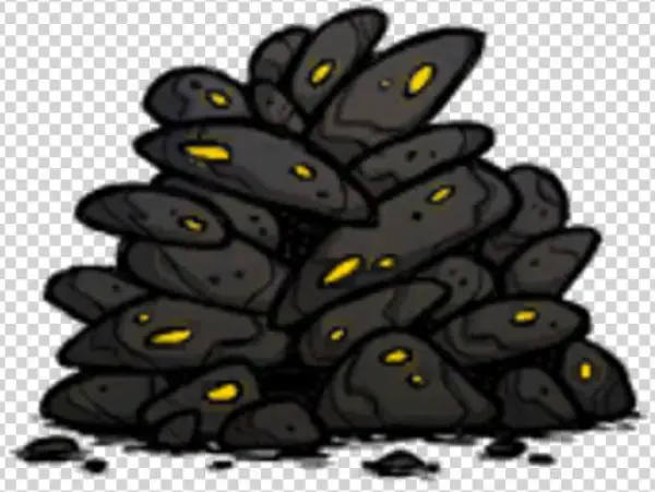Gold Magma Pile - Illustration
