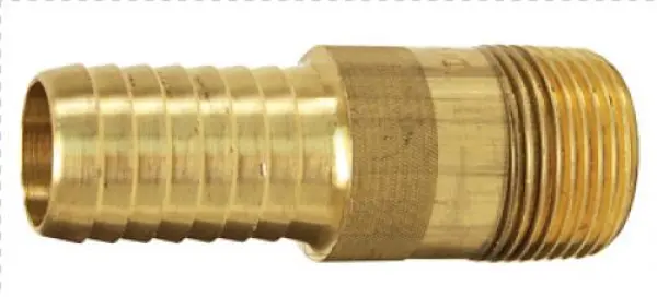 King Combination Nipple Npt Threaded - Dixon Bst10 King 1" Brass Combination Nipple Npt End