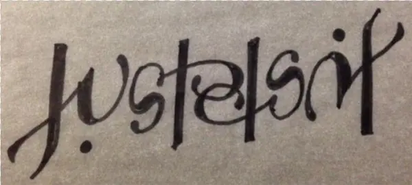 Louis Lemoine - Calligraphy