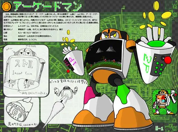 Rockman Xover Boss Contest Winner - Rockman Xover Arcade Man