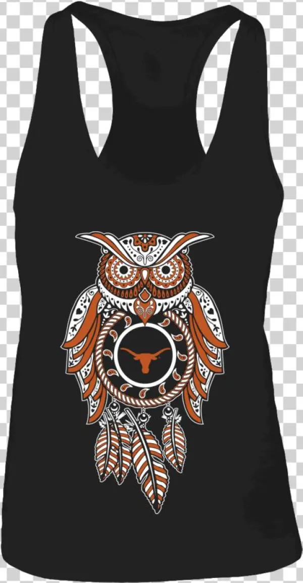 Sugar Skull Owl - Sugar Skull Owl - Texas Longhorns - Next Level Women's