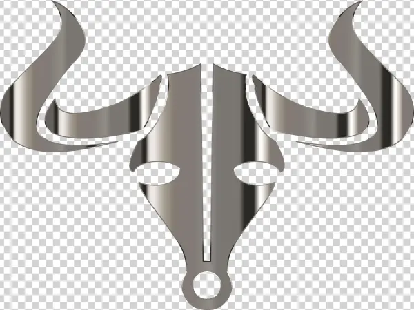 This Free Icons Png Design Of Polished Chrome Bull
