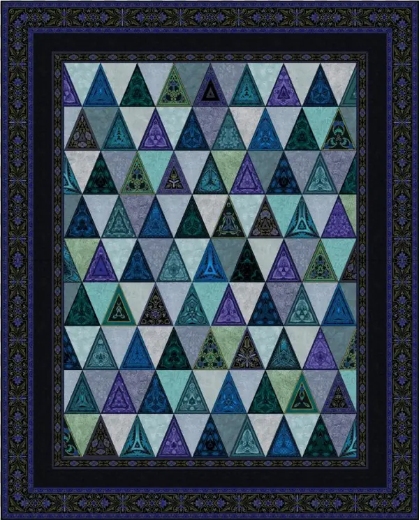 Thousand Pyramids Quilt - Intelligentsia