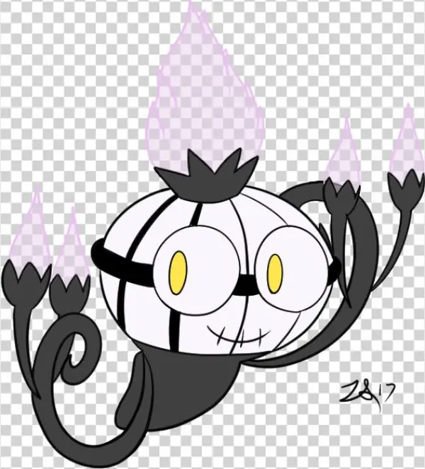 8 Willow As Chandelure , - Cartoon