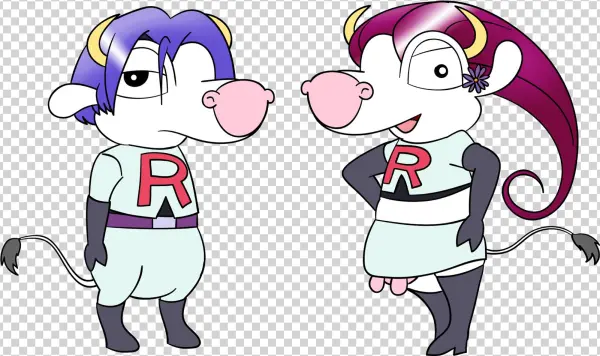 Cowsplay - Team Rocket - Cartoon