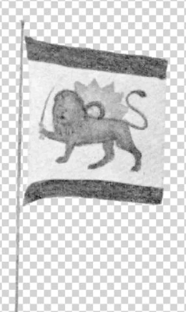 Flag Of Iran - شیرو خورشید قاجار