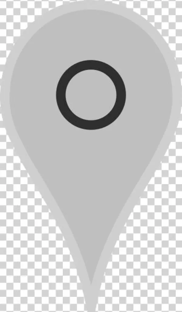 Google Map Pointer Grey