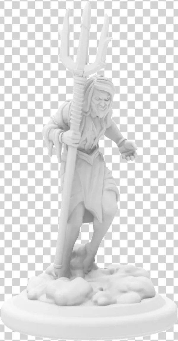 Poseidon-resin Poseidon Render