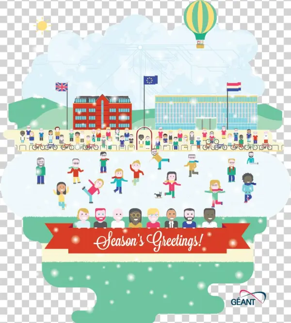 Season's Greetings From Everyone At Géant - Balloon