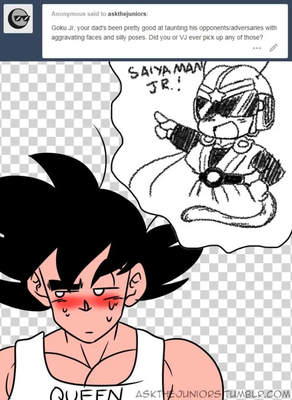 *sighs* “okay, I Kinda Did A 'saiyaman Junior' Gimmick - School