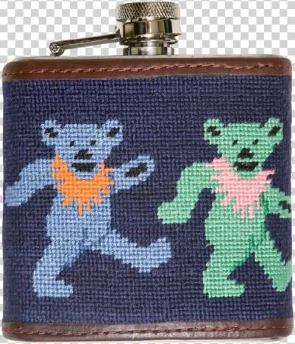 Southern Staples - Smathers And Branson Dancing Bears Needlepoint Bi-fold