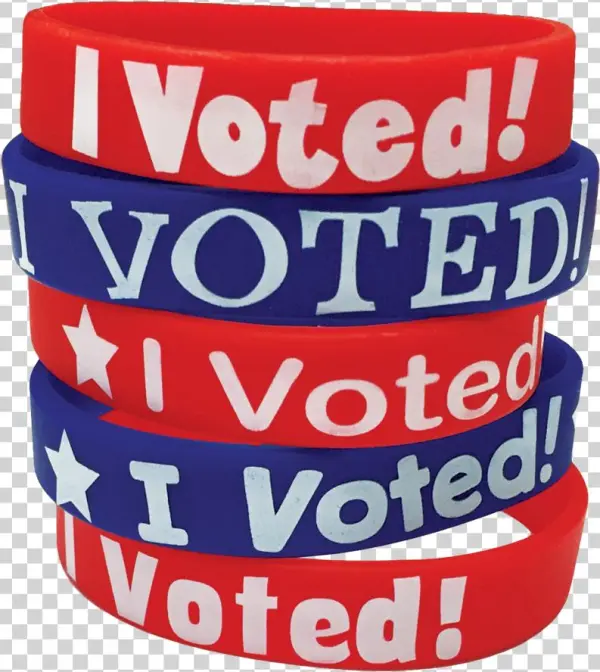 Tcr6576 I Voted Wristbands Image - Teacher Created Resources I Voted Message Wristbands