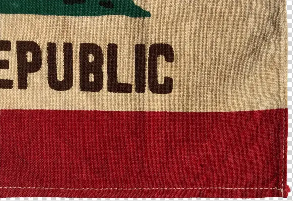 Vintage California Republic Bear Flag Small Boat Size