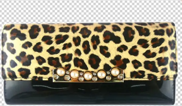 Zumeet Women's Leopard Pattern Mock Leather Wallet