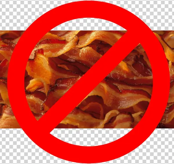 Bacon No - Rubber Mat For Doormat Floor Mat Anti Fatigue Mat Or