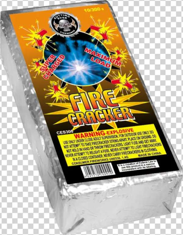 Cutting Edge Firecrackers,11/2" 300s - Firecracker
