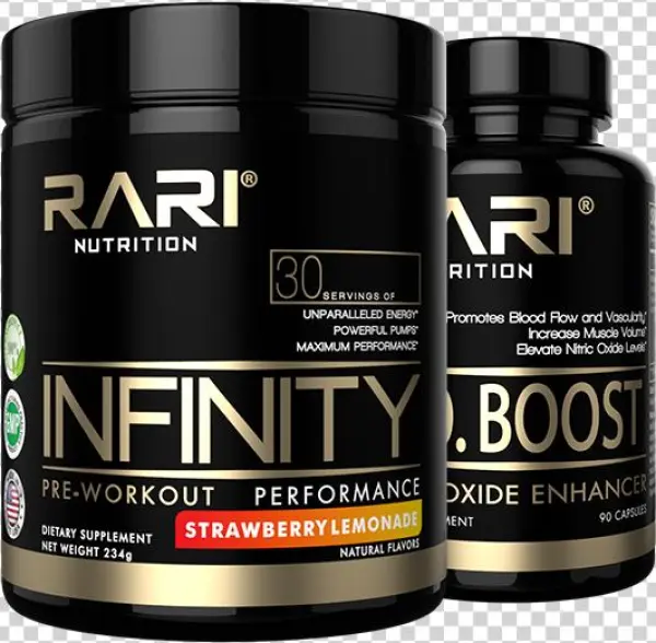 Extreme Pre-workout Stack - Rari Nutrition Infinity - 30 Servings - Strawberry