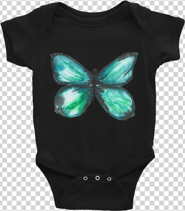 Green Butterfly Infant Bodysuit - Future Astronaut Onesie/t-shirt -black/white Many Sizes